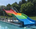 Kinderregenbogen-Farbfiberglas-Familien-breites Dia für Aqua Park