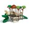 OEM Outdoor-Spielplatz Großes Plastikbaum-Spielhaus mit Spiral-Rutschen-Set
